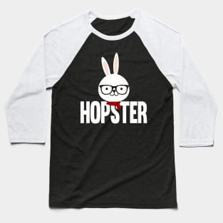 Hipster Bunny aka Hopster Baseball T-Shirt